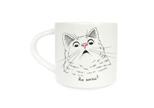 фото 1 - Чашка "Удивленный кот" ORNER