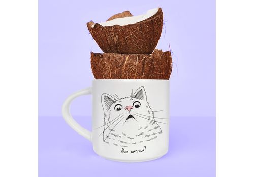 фото 4 - Чашка "Удивленный кот" ORNER