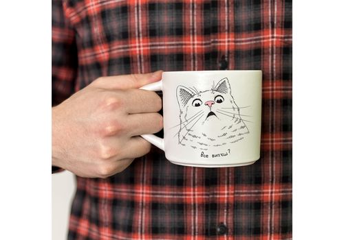 фото 5 - Чашка "Удивленный кот" ORNER