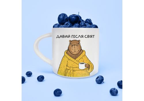 фото 4 - Чашка "Капибара в халате" ORNER