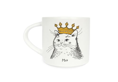 фото 1 - Чашка "Киса в короне" ORNER