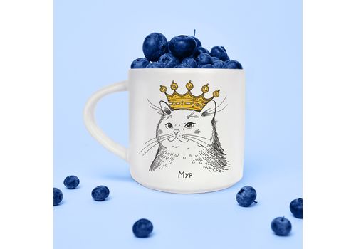 фото 4 - Чашка "Киса в короне" ORNER