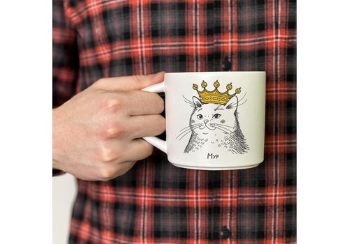 фото 5 - Чашка "Киса в короне" ORNER