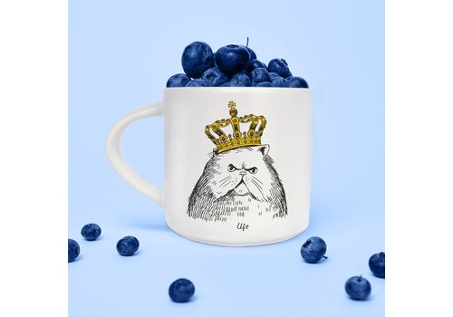 фото 4 - Чашка "Кот в короне" ORNER