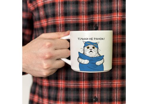 фото 5 - Чашка "Кот с подушкой" ORNER