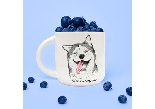 фото 4 - Чашка "Счастливый хаски" ORNER