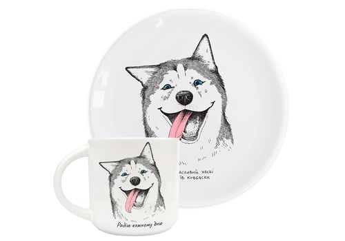 фото 5 - Чашка "Счастливый хаски" ORNER