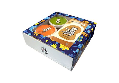 фото 2 - Набор крем-меда 2х150г. + Чай зеленый 75г. Мед шмед