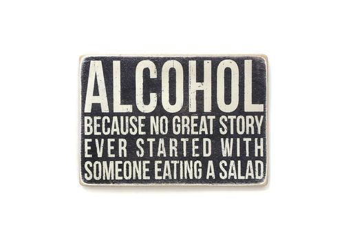 фото 1 - Постер Alcohol because no great story