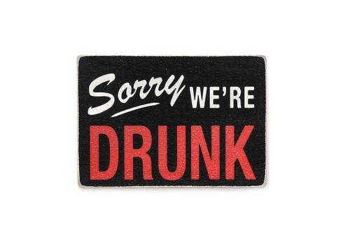 фото 1 - Постер Sorry we're Drunk