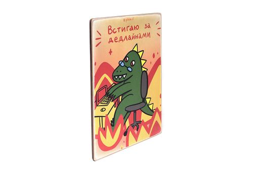 фото 3 - Постер "Встигаю за дедлайнами"  Wood Posters