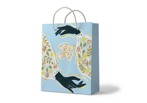 фото 1 - Пакет "Птахи" 35*25*9 см Papadesign