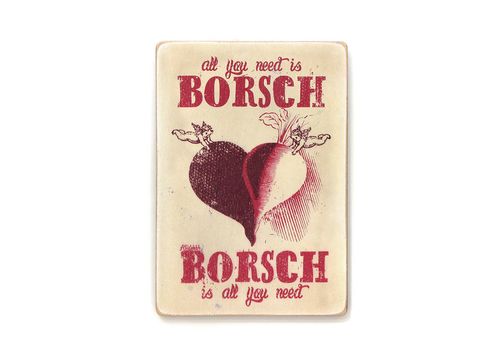 фото 1 - Постер All you need is BORSCH (Kramar) Wood Posters