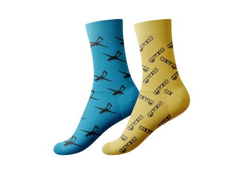 зображення 1 - Шкарпетки "Байрактар" жіночі 36-40 р. Papadesign