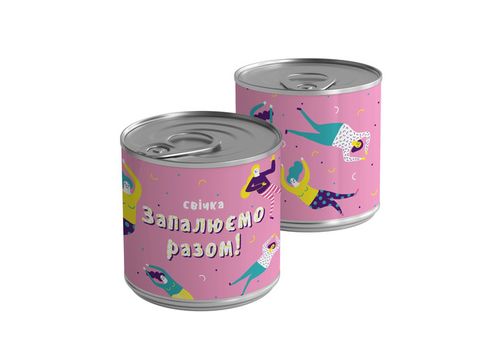 фото 1 - Свечка-консерва  "Запалюємо разом!" Small Papadesign