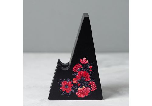 фото 1 - Подставка для телефона "Петрос" с цветами " Wood Posters