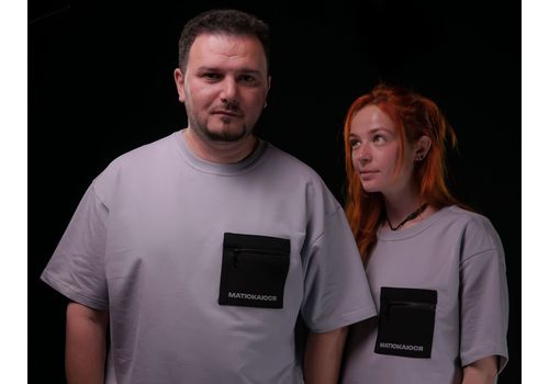 фото 5 - Oversize футболка Матюкаюся,серая Ісландія merch_shop