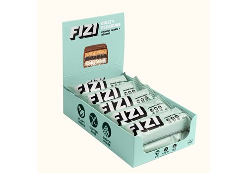зображення 2 - Батончик у шоколадній глазурі "Coconut cookie + almond" Fizi