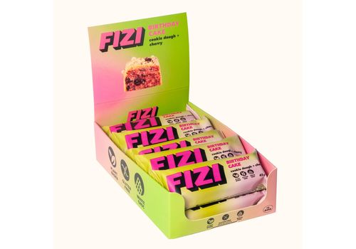 фото 2 - Батончик в белом шоколаде "Cherry + Cookie dough" Fizi