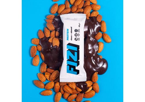 фото 5 - Батончик протеиновый в шоколадной глазури "Choco+Almond" Fizi