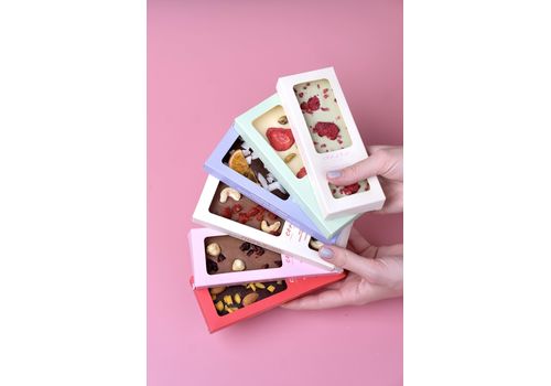 фото 2 - Натуральный бельгийский белый шоколад без сахара, матч-малина SWEETANOK