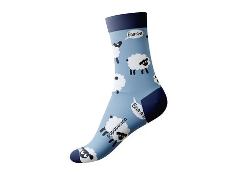 фото 1 - Шкарпетки "Вівці" 36-39 р. Papadesign