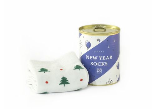 фото 5 - Консерва-носок Papadesign "New Year socks" синие