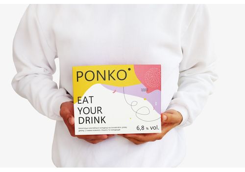 зображення 4 - Цукерки Ponko "Eat your drink" Асорті 12 цукерок 6 смаків