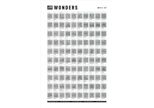 фото 17 - Скретч постер "#100 BucketList Wonders" (англ) 1DEA.me