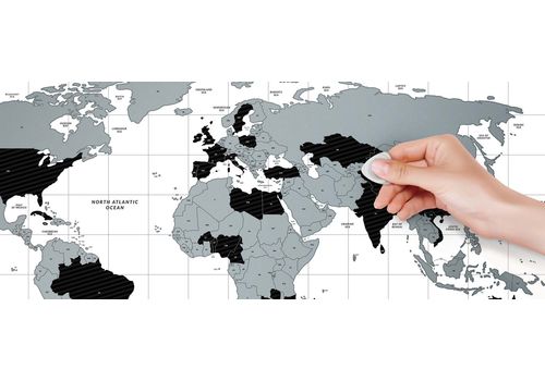 фото 16 - Скретч карта мира 1DEA.me Travel Map Flags World (англ) (тубус60*80cм)