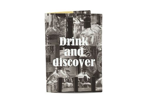 зображення 1 - Обкладинка на паспорт Just cover  Єкошкіра - Drink and discover 13,5 х 9,5 см