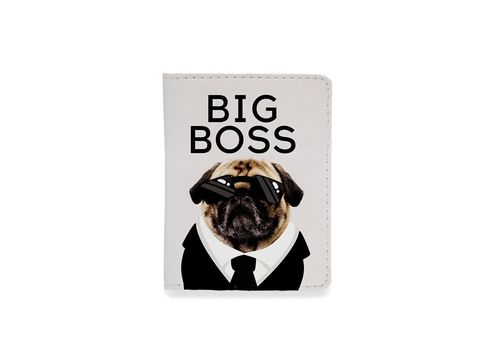 фото 1 - Обложка на документы Экокожа - Big Boss 7,5 х 9,5 см Just cover