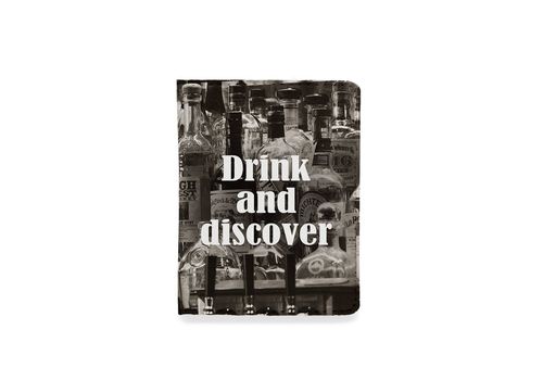фото 1 - Обложка на документы Экокожа - Drink and discover 7,5 х 9,5 см Just cover