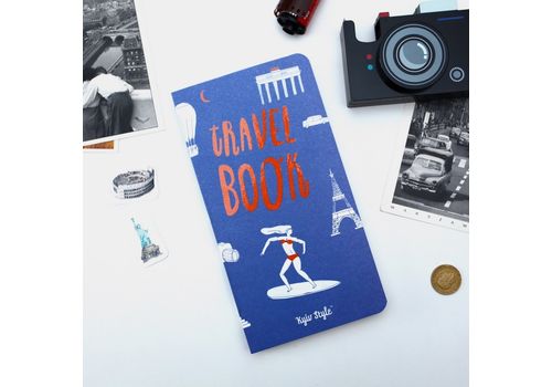 фото 2 - Блокнот для путешествий "Travel Book" синий