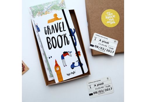зображення 2 - Блокнот для подорожей "Travel Book" білий