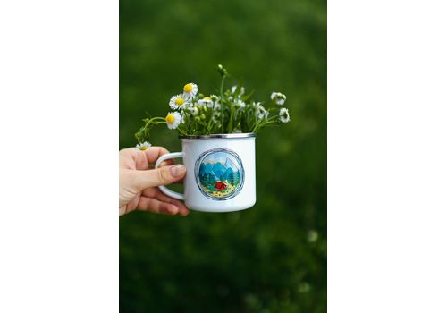 фото 1 - Металическая эмалированая чашка "Гори" Stella Sun Studio