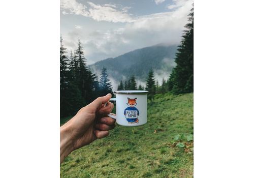 зображення 1 - Металева емальована чашка "Я в тебе вірю" Stella Sun Studio