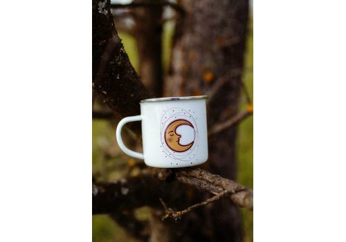 фото 2 - Металическая эмалированая чашка "Сонце і місяць" Stella Sun Studio