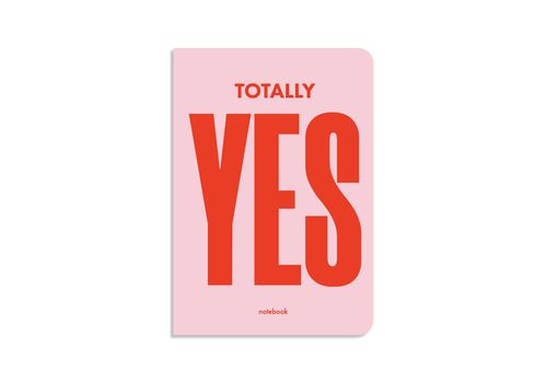 фото 1 - Блокнот "Totally YES" розовый