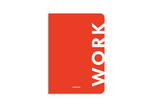 зображення 1 - Блокнот "Work" червоний ORNER