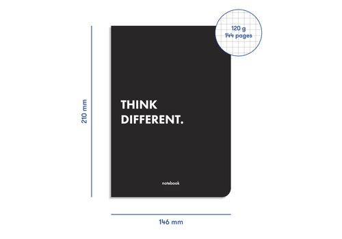 зображення 4 - Блокнот "Think Different" чорний ORNER