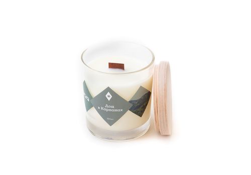 фото 2 - Свічка Дощ в Карпатах 250 мл Turbota Candles