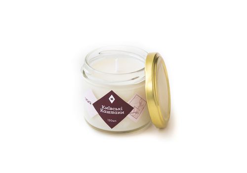 зображення 2 - Свічка соєва Київські Каштани 100 мл Turbota Candles