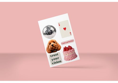 зображення 1 - Обємні Стікери i am a priority COBART