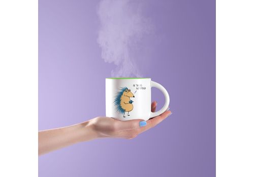 фото 3 - Чашка с Ежом Я тебе цейво Gifty