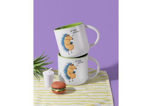 фото 5 - Чашка с Ежом Я тебе цейво Gifty