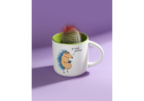 фото 13 - Чашка с Ежом Я тебе цейво Gifty