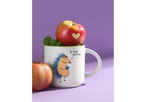 фото 17 - Чашка с Ежом Я тебе цейво Gifty