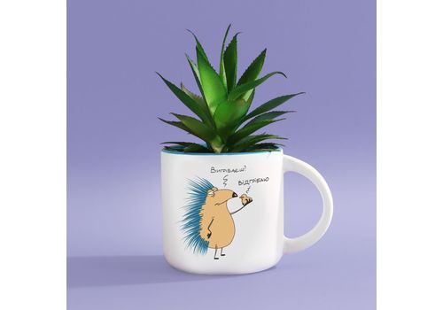 фото 3 - Чашка с Ежом Вигрібаєш Відгрібаю Gifty