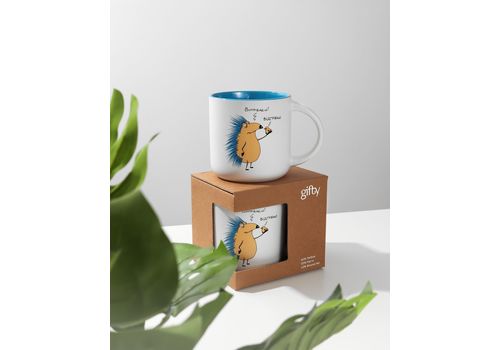 фото 6 - Чашка с Ежом Вигрібаєш Відгрібаю Gifty